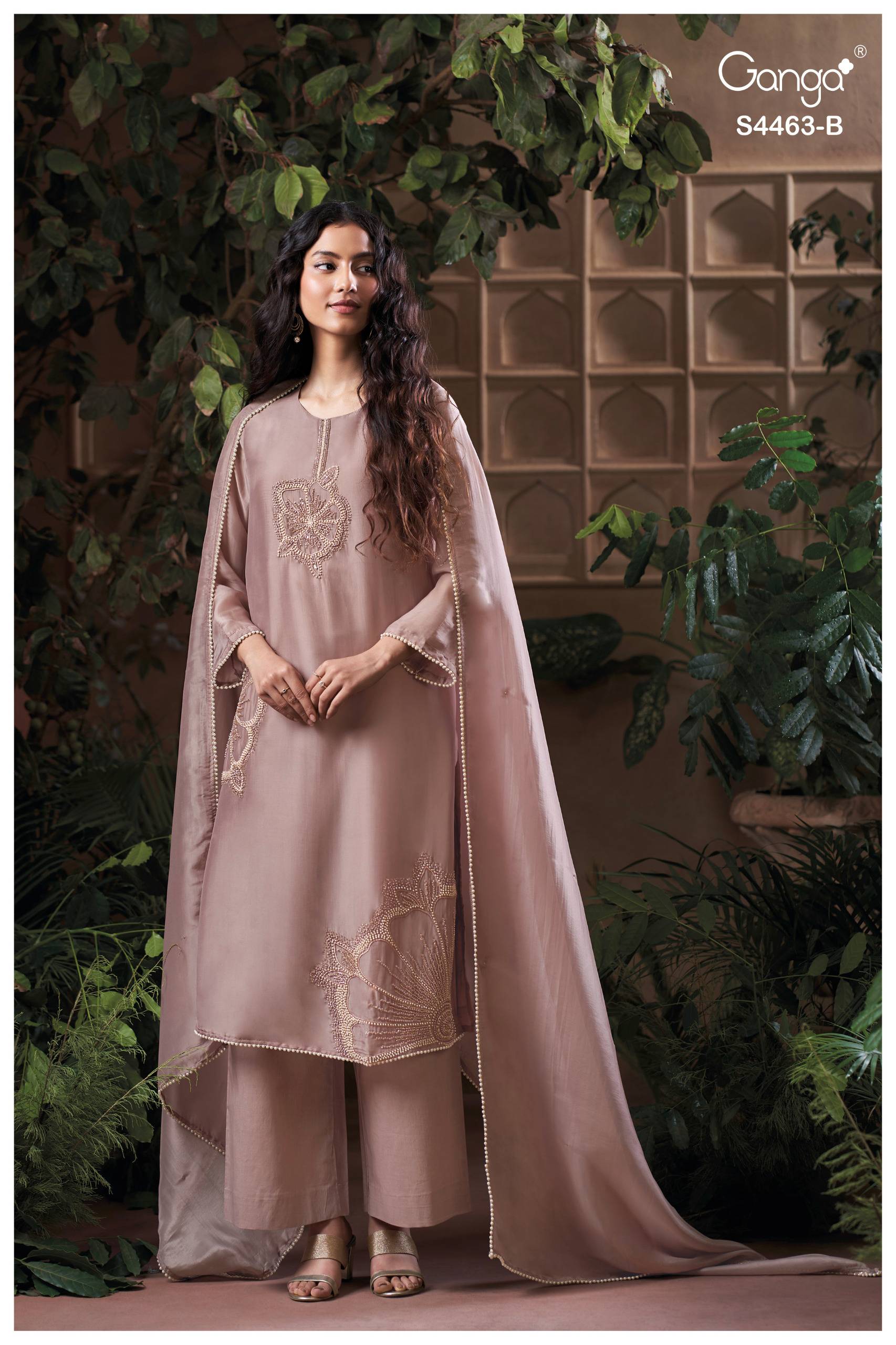 AIVORIA By GANGA FASHION Stylish Beautiful Colourful PURE SILK Dresses At Wholesale Price